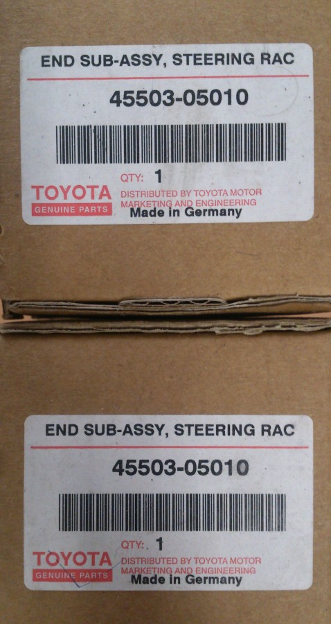 Тяга рулевая TOYOTA CORONA/CARINA 2/CARINA E 4550305010