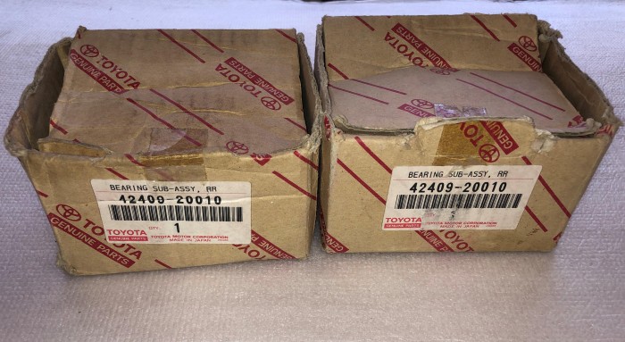 Ступица задняя WO ABS TOYOTA CALDINA, CARINA, CORONA/CARINA 2/CARINA E  4240920010