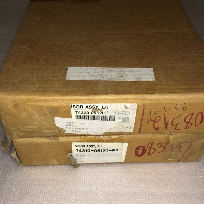 Козырек солнцезащитный левый TOYOTA AVENSIS I 1997-2003 7432005120B2