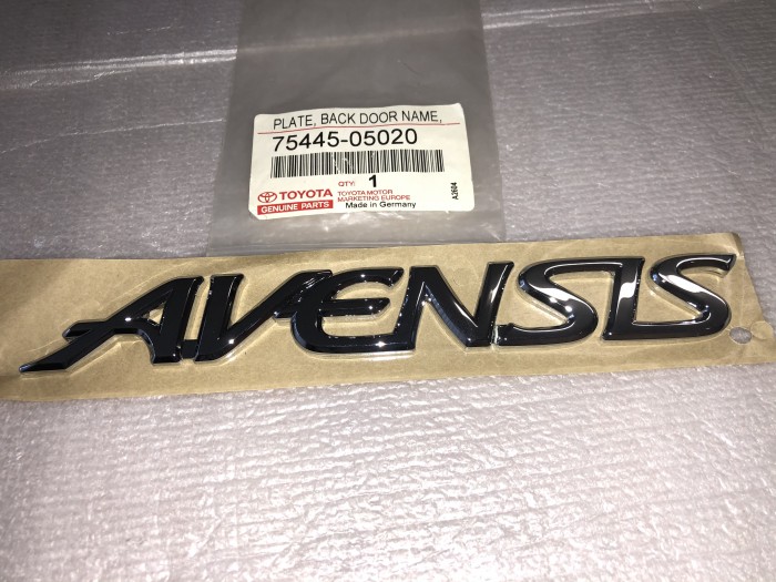 Эмблема задняя TOYOTA AVENSIS T220 7544505020
