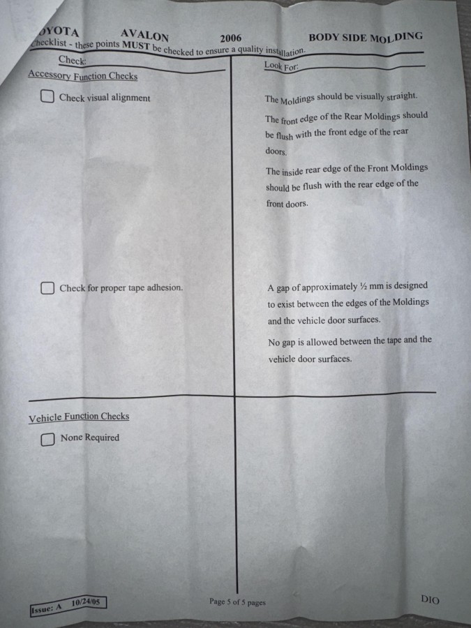 Накладки на двери правые TOYOTA CAMRY V40 PT29A07060RK